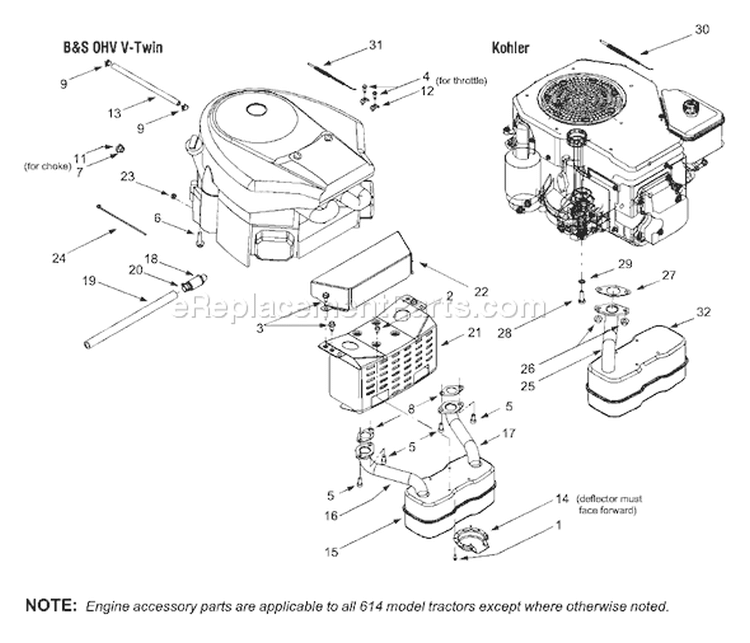 Page D Diagram and Parts List for 13AT614H701 2004 Yard Man Lawn Tractor